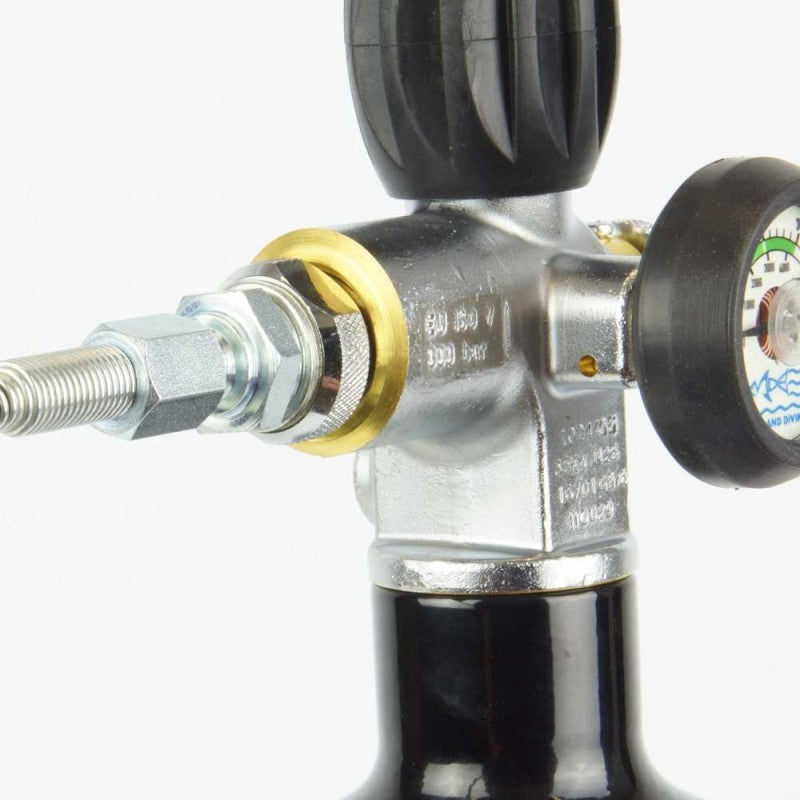 Garrafa de PCP de 4 litros com 300 bar. Kit completo