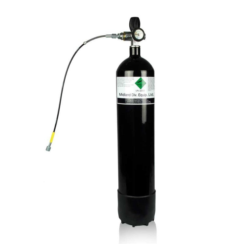 Garrafa de PCP de 7 litros com 300 bar. Kit completo