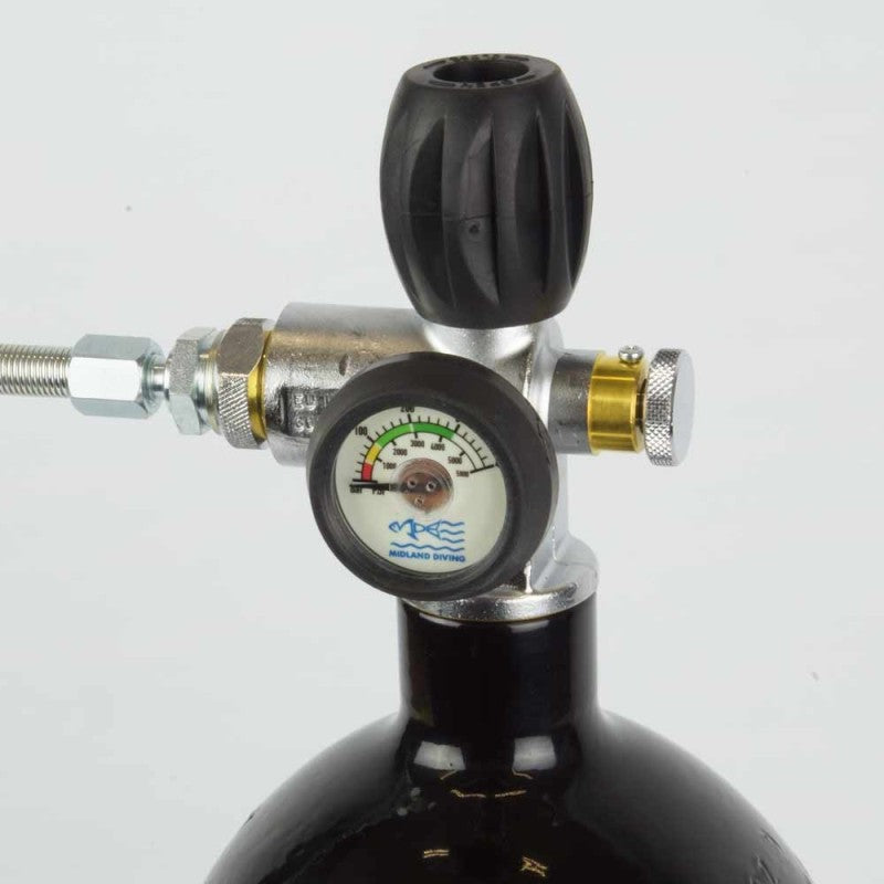 Garrafa de PCP de 4 litros com 300 bar. Kit completo