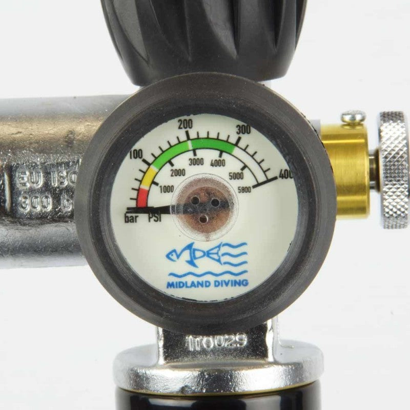 Garrafa de PCP de 4 litros com 300 bar. Kit completo