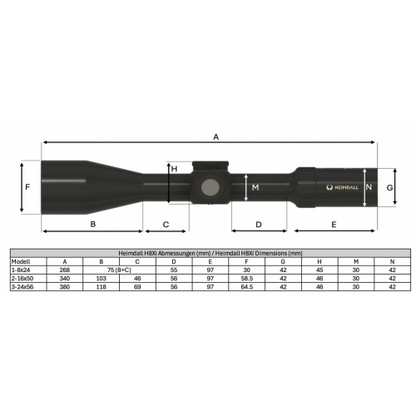 Mira Aproximação Heimdall H8Xi 2-16x50