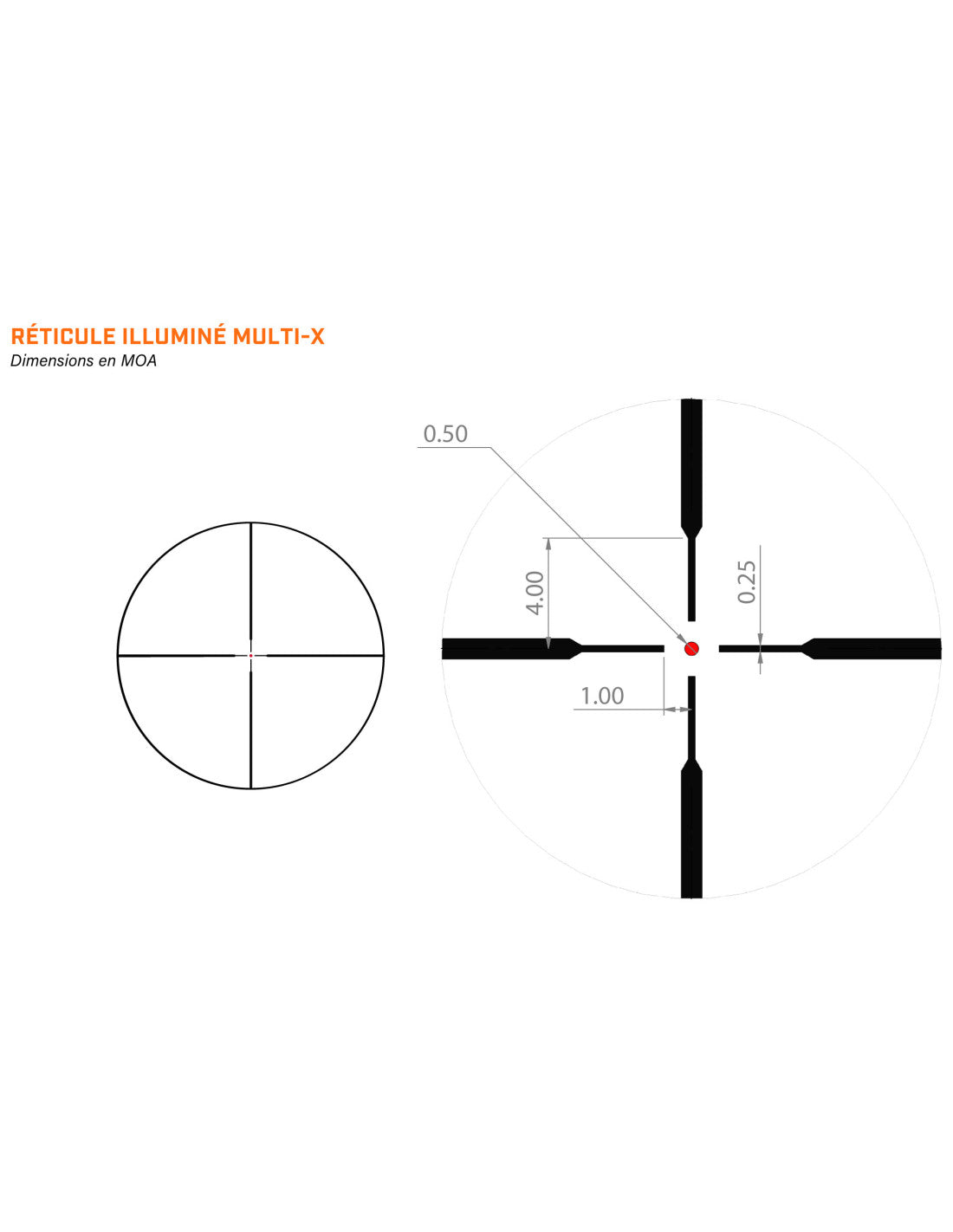 Bushnell R5 3-9x40 Side Focus SFP Multi-X ilum.
