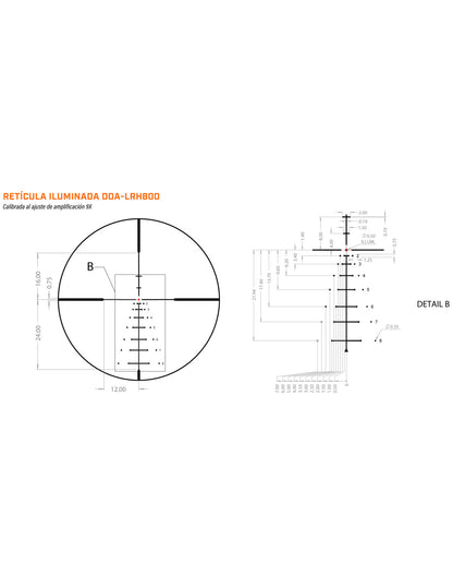 Bushnell R5 6-18x50 Side Focus SFP DOA-LRH800 ilum.